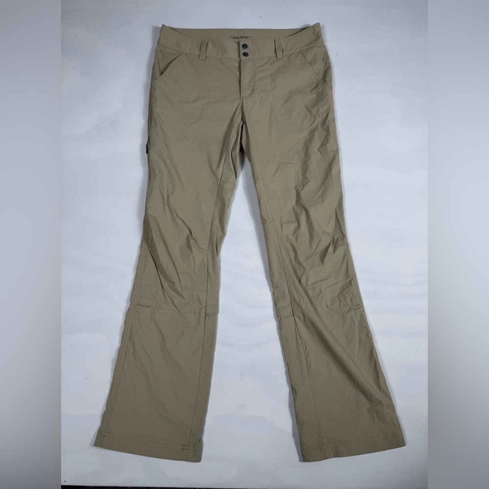 Columbia Roll Tab Convertible Hiking Pants Omni-Shield Women’s 12 Beige